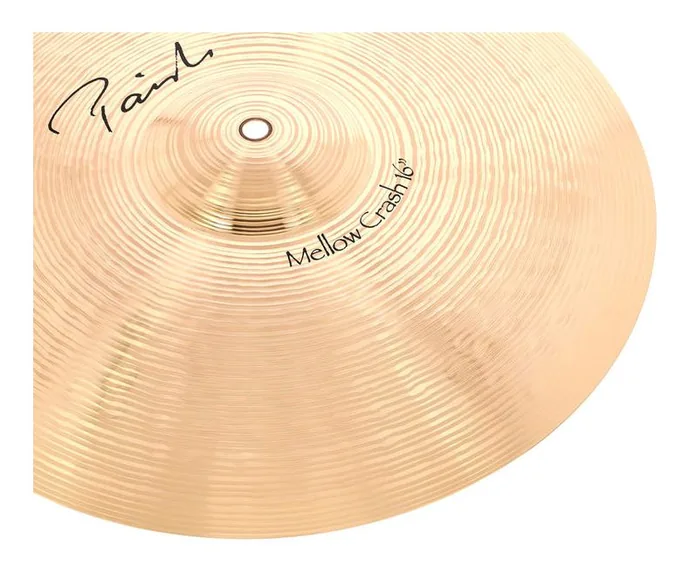 Paiste 16" Signature Mellow Crash, vue de face, photo 4