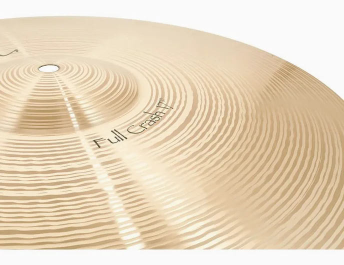Paiste 17" Signature Full Crash, vue de profil, photo 4