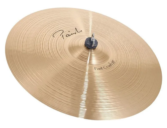 Paiste 18" Signature Fast Crash, de face sur fond neutre