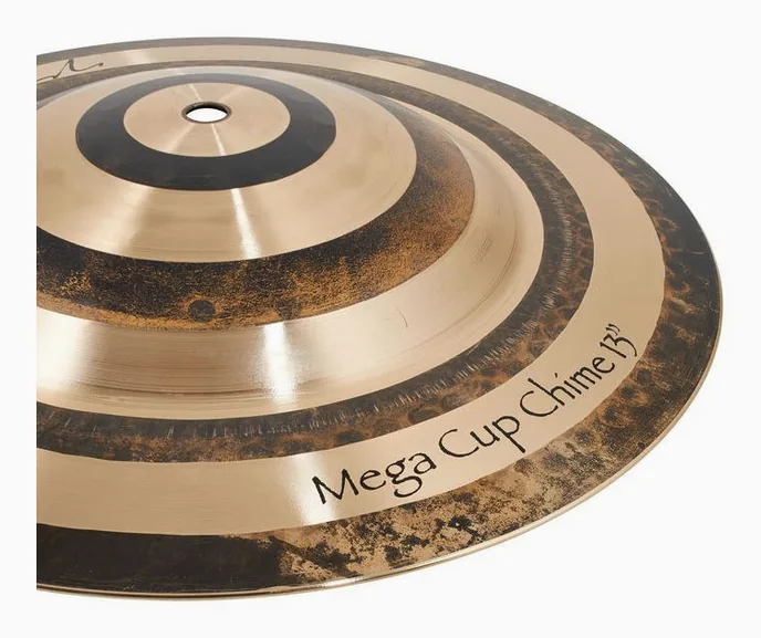 Paiste Mega Cup Chime 13", vue de dessus, photo 4