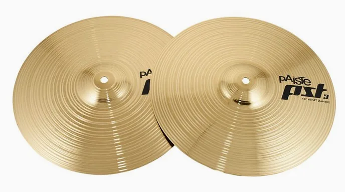 Paiste PST3 13" Hi-Hat, vue de près, photo 2