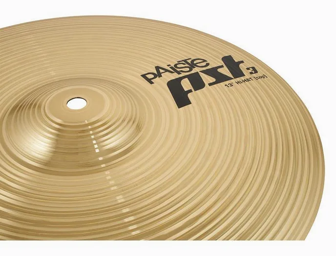 Paiste PST3 13" Hi-Hat, sur fond neutre, photo 4