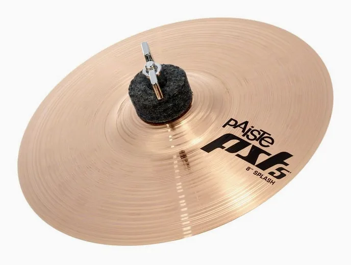 Paiste PST5 08" Splash '14, sur fond neutre