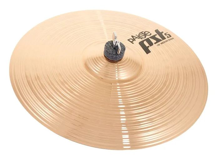 Paiste PST5 14" Medium Crash '14, sur fond neutre