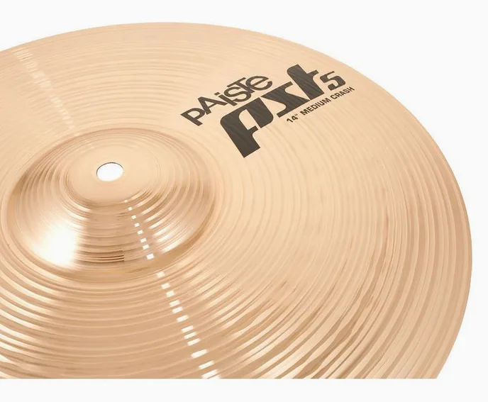 Paiste PST5 14" Medium Crash '14, vue de dessus, photo 4