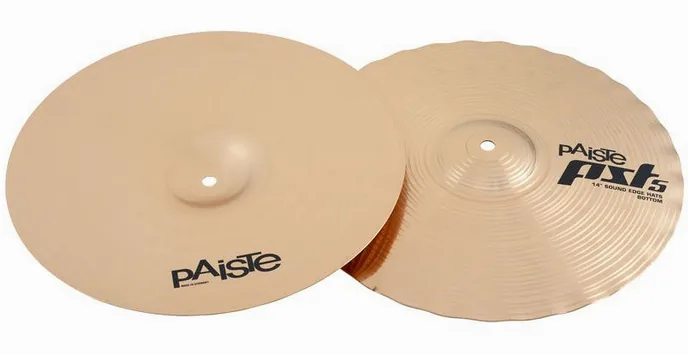 Paiste PST5 14" Sound Edge Hi-Hat '14, vue de trois quarts, photo 2
