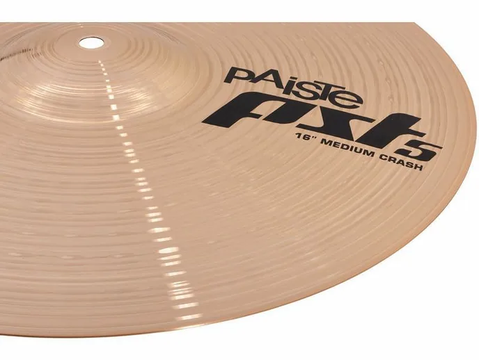 Paiste PST5 16" Medium Crash '14, vue de profil, photo 4