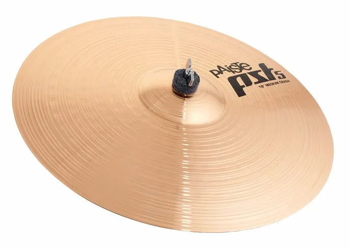 Paiste PST5 18" Medium Crash '14, vue de près, de face