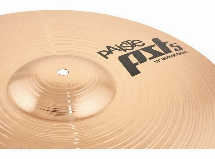 Paiste PST5 18" Medium Crash '14, vue de près, photo 4