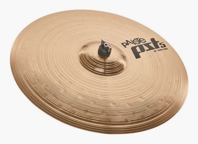 Paiste PST5 20" Rock Ride '14, sur fond neutre