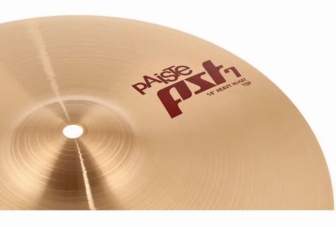 Paiste PST7 14" Heavy Hi-Hat, vue de face, photo 4