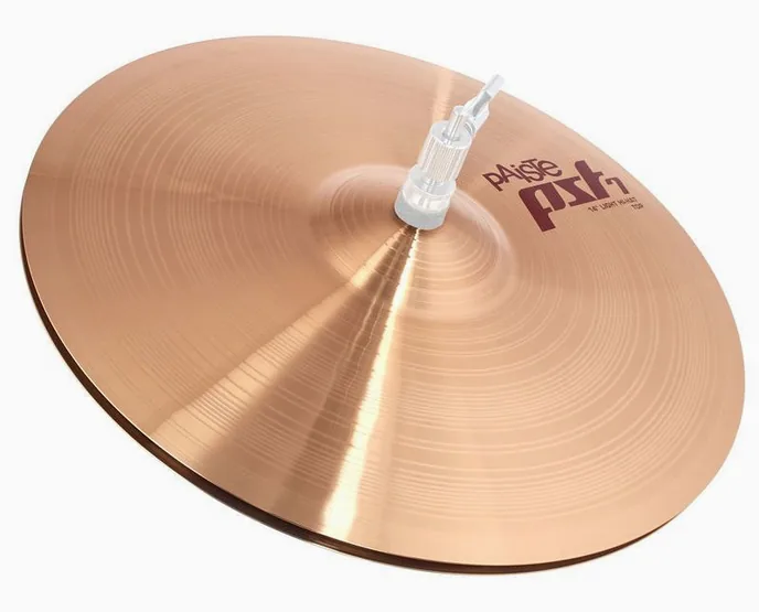 Paiste PST7 14" Light Hi-Hat, sur fond neutre