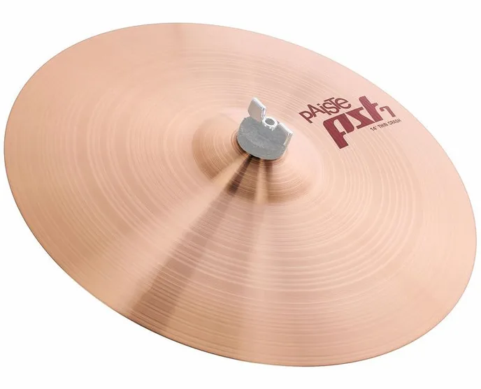 Paiste PST7 14" Thin Crash, vue de près, de face