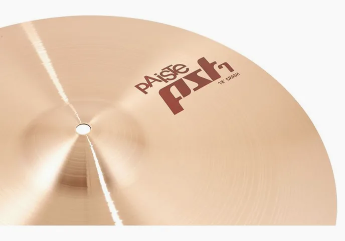 Paiste PST7 18" Crash, vue de trois quarts, photo 4