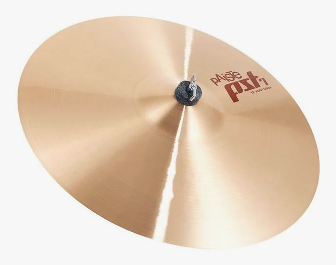 Paiste PST7 18" Heavy Crash, vue de près, de face