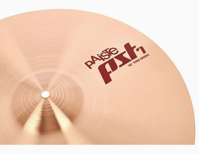 Paiste PST7 19" Thin Crash, vue de profil, photo 3