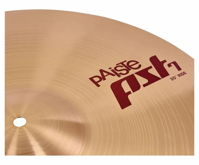 Paiste PST7 20" Ride, vue de trois quarts, photo 4