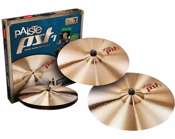 Paiste PST7 Set Rock, de face sur fond neutre