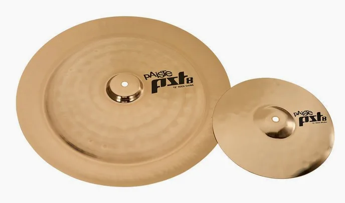 Paiste PST8 Reflector Effect Set, de face sur fond neutre