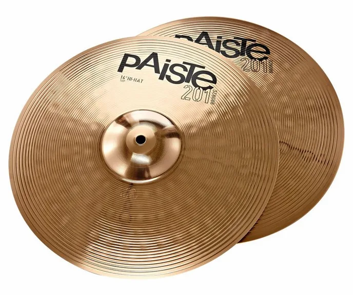 Paiste Set 3 201 14"HH/ 16"C / 20"R, vue de profil, photo 4