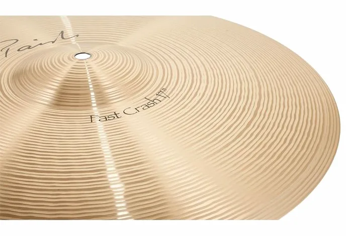 Paiste 17" Signature Fast Crash, vue de dessus, photo 3