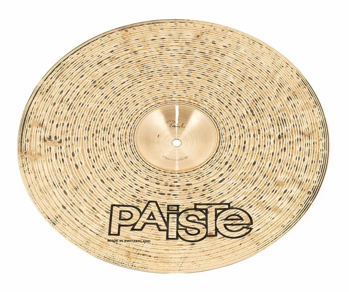 Paiste 18" Traditional Thin Crash, vue de près, photo 2