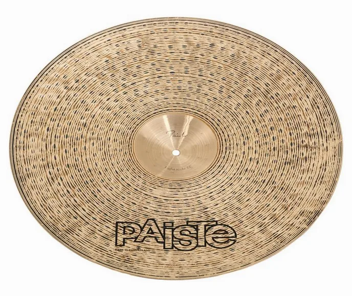 Paiste 22" Traditional Light Ride, vue de profil, photo 3