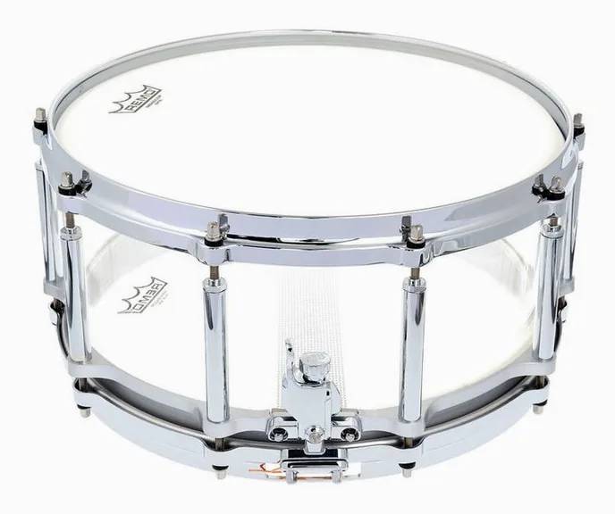 Pearl 14"x6,5" CRB Free Float. Clear, vue de profil, photo 3