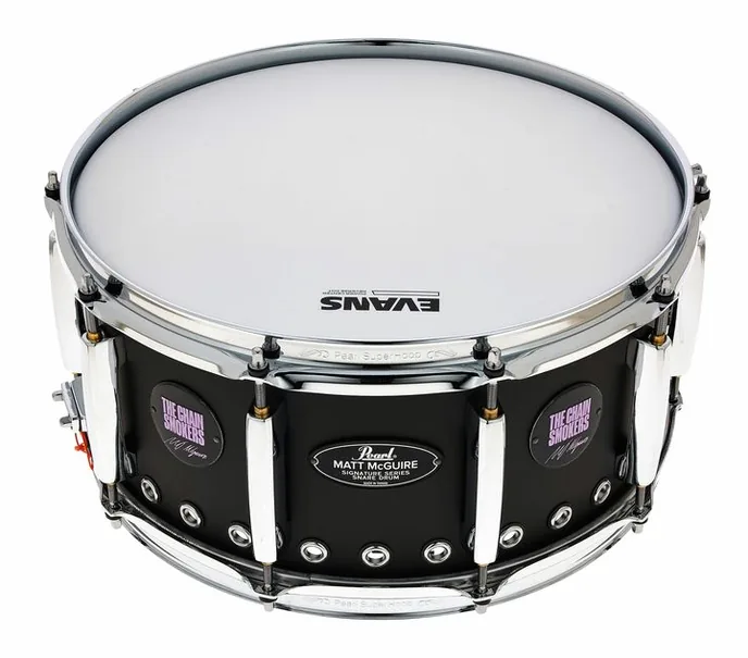 Pearl 14"x6,5" Matt McGuire Snare, de face sur fond neutre