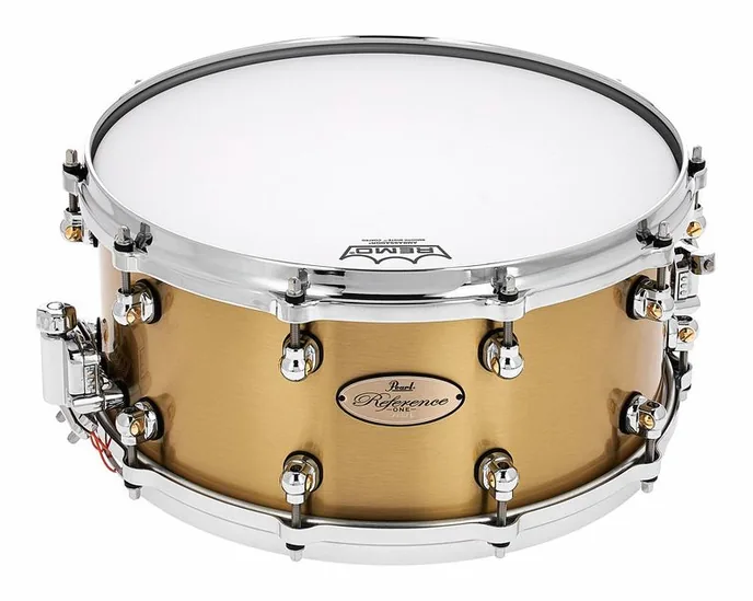 Pearl 14"x6,5" Reference One Brass, vue de face