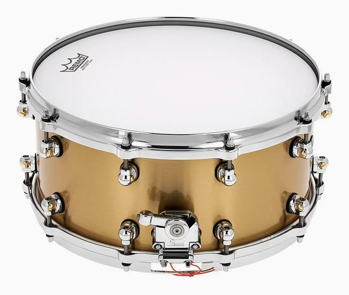 Pearl 14"x6,5" Reference One Brass, vue de profil, photo 2