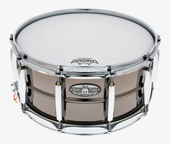Pearl 14"x6,5" Sensitone Brass, vue de face