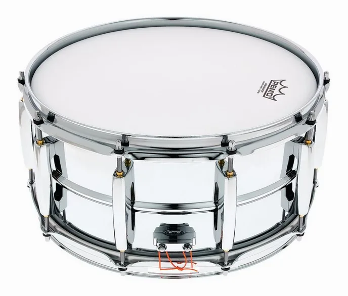 Pearl 14"x6,5" Sensitone Steel, vue de profil, photo 3