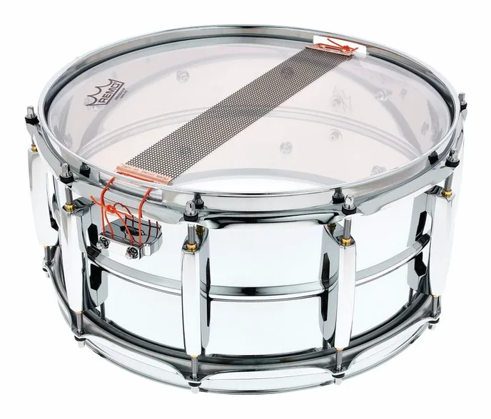 Pearl 14"x6,5" Sensitone Steel, vue de près, photo 4