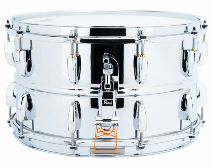 Pearl 14"x08" Sensitone Steel, sur fond neutre, photo 2