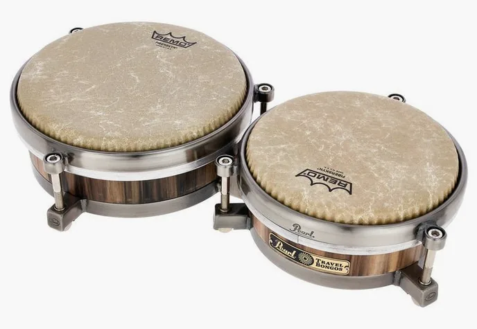 Pearl 7" & 8,5" Travel Bongo, sur fond neutre
