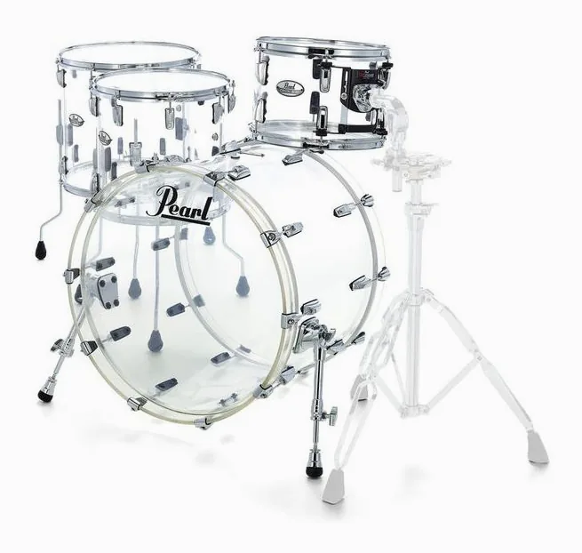 Pearl Crystal Beat Rock Clear, vue de près, de face