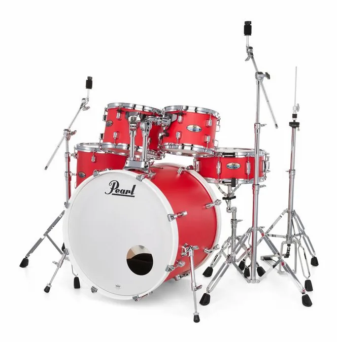 Pearl Decade Maple Studio Racing Red, vue de face