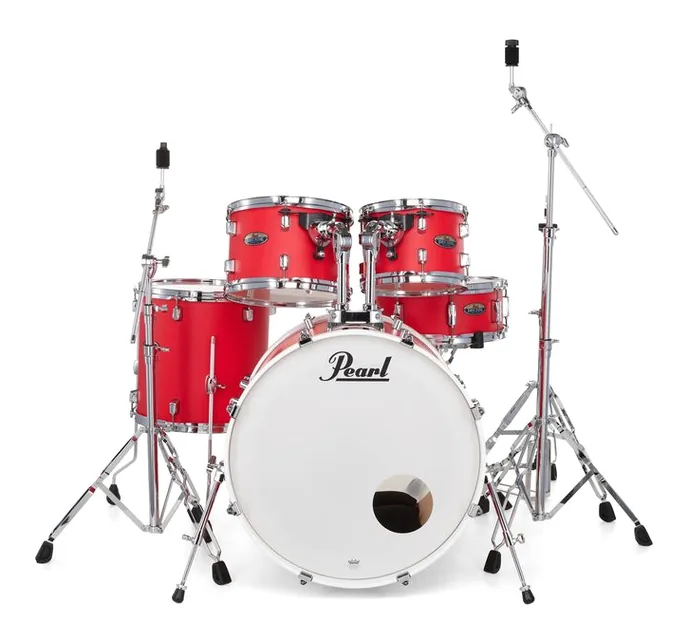Pearl Decade Maple Studio Racing Red, vue de trois quarts, photo 2