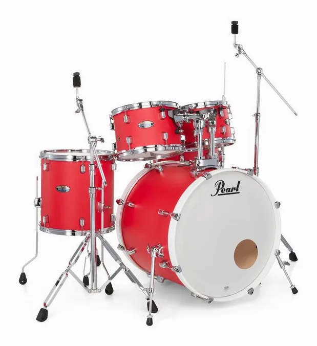Pearl Decade Maple Studio Racing Red, vue de face, photo 3