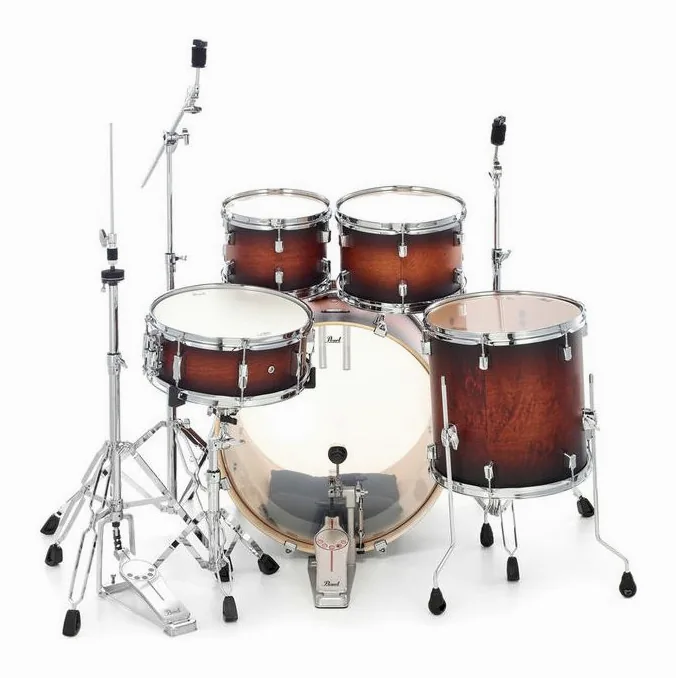 Pearl Decade Maple Studio S. Brown, vue de trois quarts, photo 4
