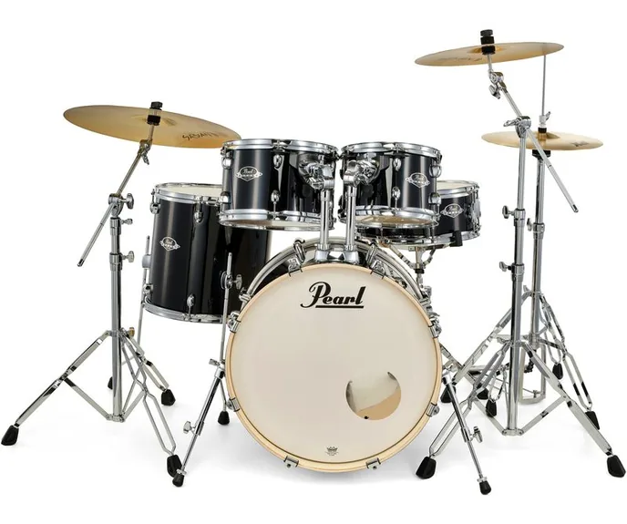 Pearl Export 20" Studio Jet Black, vue de face, photo 2