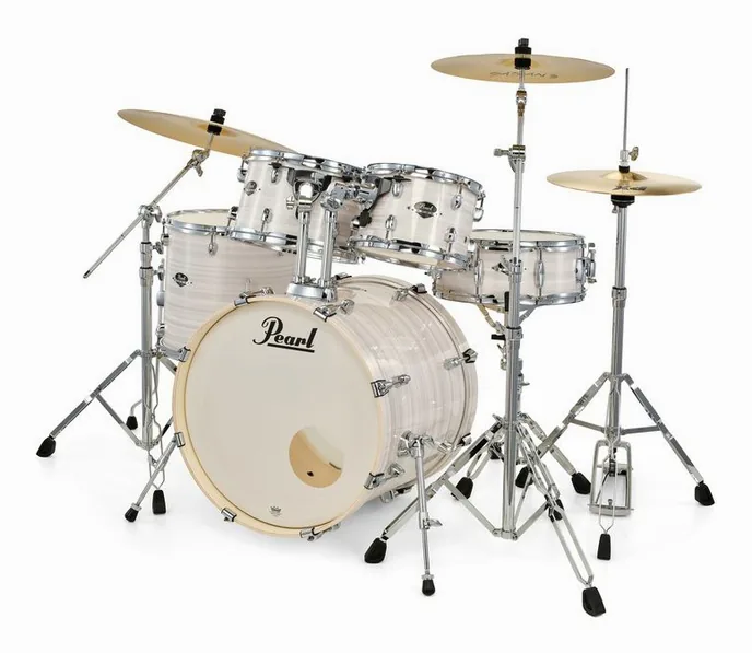 Pearl Export 20" Studio S.White, vue de près, de face