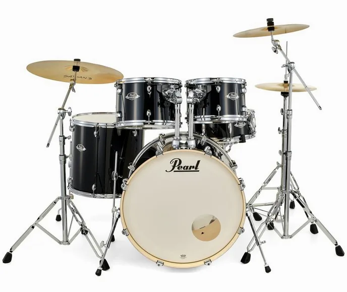 Pearl Export 22" Rock Jet Black, vue de dessus, photo 2