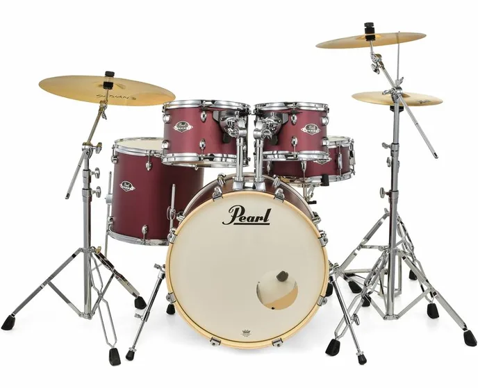 Pearl Export 22" Stand. Sat. Scarlet, vue de profil, photo 2