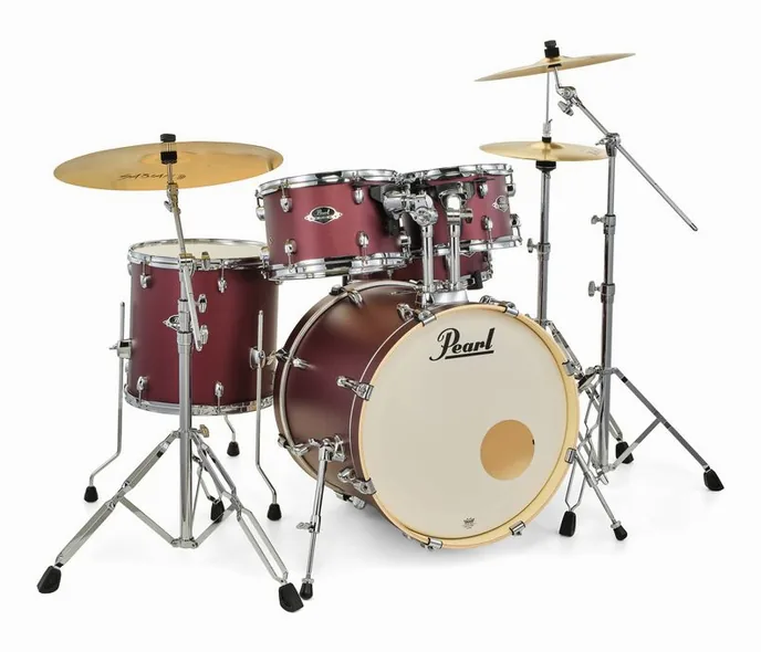 Pearl Export 22" Stand. Sat. Scarlet, vue de près, photo 3