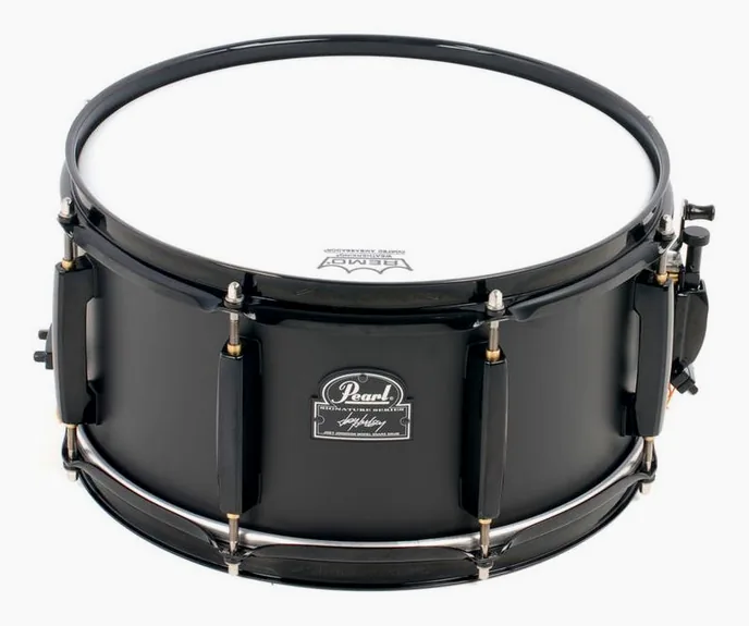Pearl JJ1365 Joey Jordison Snare, de face sur fond neutre