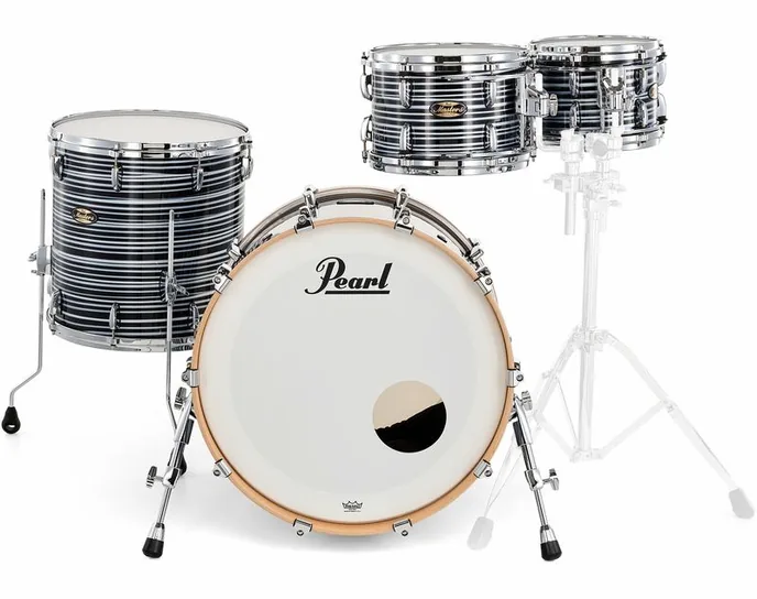 Pearl Masters Maple/Gum 22" 4pc #855, vue de profil, photo 2