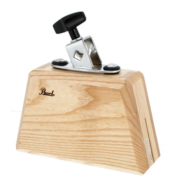 Pearl PAB-50 Wood Block mit Holder, sur fond neutre