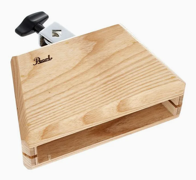 Pearl PAB-50 Wood Block mit Holder, vue de dessus, photo 4